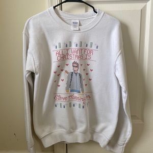 Stranger Things Christmas Crew Neck Hoodie - Small
